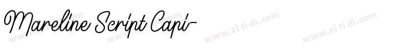 Mareline Script Capi字体转换 Mareline Script Capi字体转换